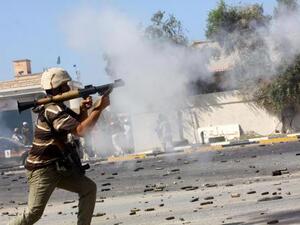 غارات جوية على معسكر ومرافق في مدينة مصراته، كانت تستخدم لتخزين معدات وأسلحة دفاع جوي تركية