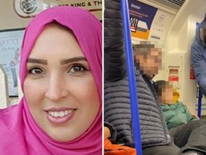 مُحجبة تدافع عن عائلة يهودية تعرضت لإساءات رجل مسيحي في مترو لندن