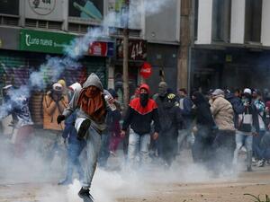 احتجاجات كولومبيا