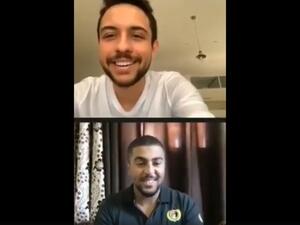 ولي العهد الأردني يهاتف عامل وطن