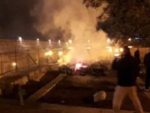 حريق بمنطقة المصلى المرواني في المسجد الأقصى بالقدس المحتلة