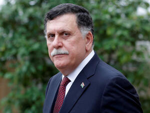 رئيس حكومة الوفاق الليبيّة المعترف بها من الأمم المتّحدة فايز السرّاج