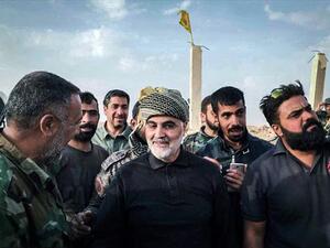 قاسم سليماني في زيارة لبلدة البوكمال السورية