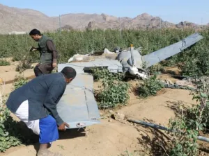 الحوثيون يعلنون إسقاط طائرة استطلاع للتحالف جنوبي السعودية