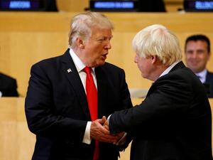 جونسون و ترامب