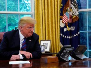 الرئيس الأمريكي دونالد ترامب