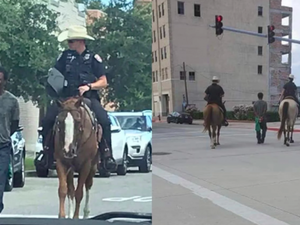 صورة لشرطة تكساس تثير غضبا في الولايات المتحدة