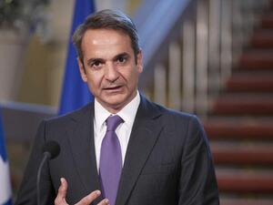 رئيس الوزراء اليوناني كيرياكوس ميتسوتاكيس