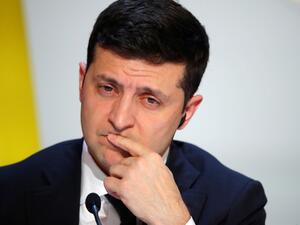  الرئيس الأوكراني فولوديمير زيلينسكي