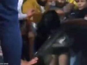 جانب من الفيديو الذي يوثق حادثة التحرش