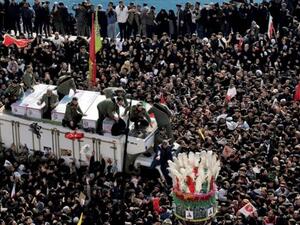 دفن قاسم سليماني