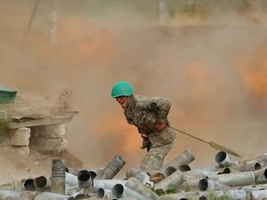 قصف ليلي عنيف يستهدف عاصمة إقليم ناغورني قره باغ