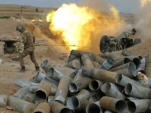 مقاتل أرمني في إقليم ناغورني قره باغ 