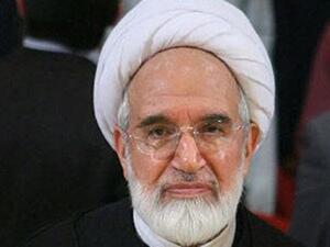 مهدي كروبي زعيم الحركة الخضراء المعارضة في إيران