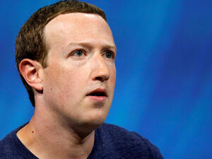 الرئيس التنفيذي لشركة فيسبوك مارك زوكربيرغ