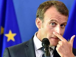 الرئيس الفرنسي إيمانويل ماكرون