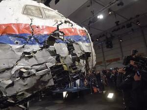 قمرة الطائرة الماليزية التي سقطت فوق اوكرانيا في 17 تموز/يوليو 2014 