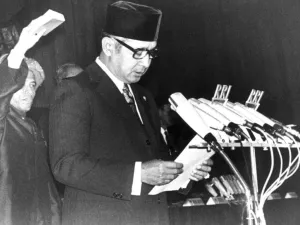 The Indonesian leader Suharto, 1968. (AFP/Getty Images)