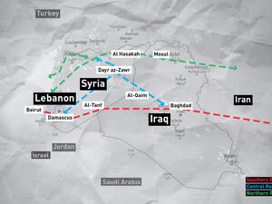 Israel fears a potential Iranian land bridge stretching from Iraq, to Syria and Lebanon /AFP