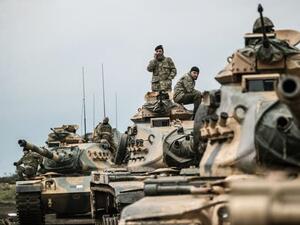 Turkish army tanks /AFP