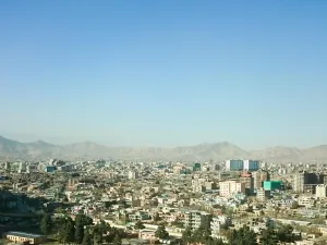 Kabul city buildings, Afghanistan capital /AFP