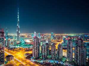 Dubai at night