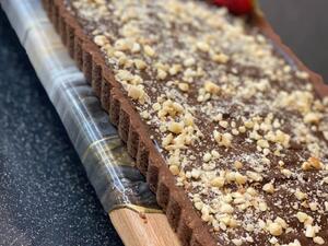 تارت الشوكولاتة بالبندق