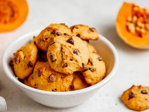  كوكيز اليقطين المقرمش بالشوكولاتة