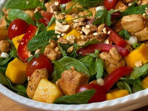 سلطة الدجاج والمانجا