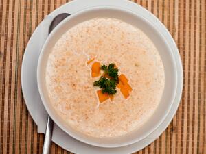 شوربة الشوفان بالخضار