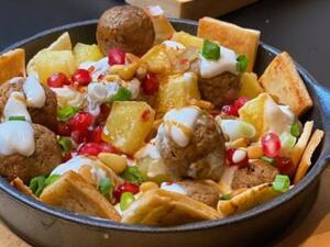 فتة الكفتة والبطاطا الحارة 