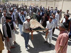 انتحاريا قتل 63 شخصا وأصاب 182 في هجوم على قاعة زفاف مزدحمة في كابول