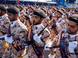 مقاتلون من الحرس الثوري الايراني