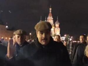 مادورو في الساحة الحمراء وسط موسكو