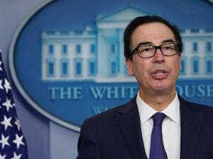 وزير الخزانة الأمريكي ستيفن منوتشين