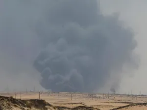  المسؤولون الأمريكيون يعتقدون أن الهجوم نفذ من قاعدة إيرانية شمال الخليج