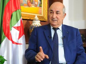  الرئيس الجزائري عبد المجيد تبون