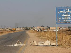 مدينة تل أبيض بريف الرقة الشمالي