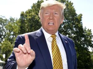 الرئيس الامريكي دونالد ترامب 