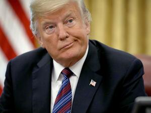  الرئيس الأمريكي دونالد ترامب 