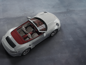 قسم بورشه للتصنيع حسب الطلب يقدم تصميماً أنيقاً من الجلد بلونين متناسقين لمقصورة السيارة