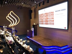  The event was organized by the Ministry of Health (MOH) under the patronage of H.E Dr. Darwish bin Saif Al Muharbi, Under-Secretary for Administrative & Financial Affairs at MOH, and attended by members from the Ministry and NBO. 