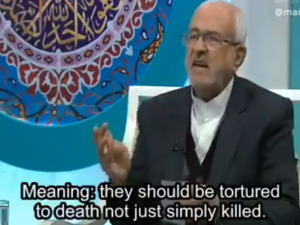 Quran expert urges torture of Iranian protesters