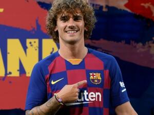 غريزمان بقميص برشلونة