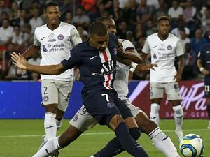 مبابي خلال المباراة