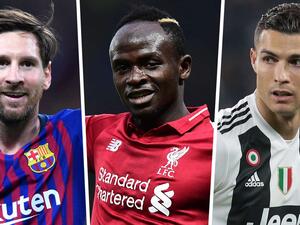 رونالدو وماني وميسي