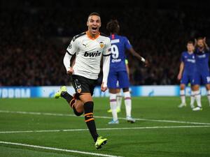 مورينو يحتفل بهدفه