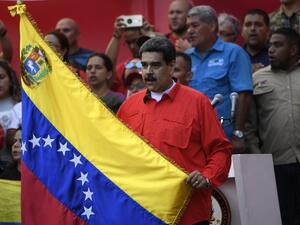 Venezuelan President Nicolas Maduro attends a May Day rally in Caracas on May 1, 2019. (AFP/ File Photo)