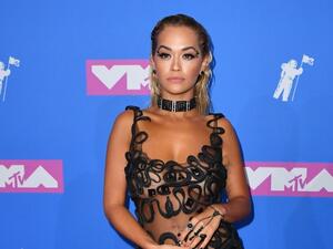 British singer Rita Ora at the 2018 MTV Video Music Awards at Radio City Music Hall on August 20, 2018 in New York City. (ANGELA WEISS / AFP)