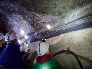 Visitors at the Röhrigschacht copper mine-turned museum in Germany. (Twitter)